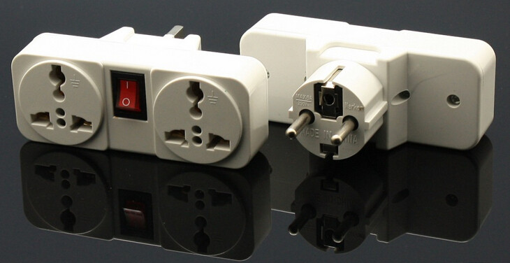 Priză de perete universală portabilă albă EU US UK priză de extensie 250V 6A 10A 125V Adaptor de mușcă pentru convertizor de putere cu întrerupător de pornire