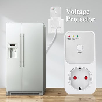 IsFriday Voltage Protector 220V стабилизатор на напрежението за контакт Защита от пренапрежение Електрически контакти Автоматична защита за хладилник