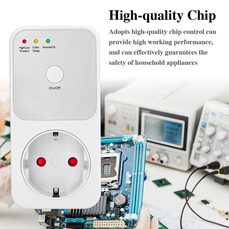 IsFriday pingekaitse 220 V pingestabilisaator pistikupesa liigpingekaitse jaoks elektripistikupesad Automaatne külmkapi kaitse