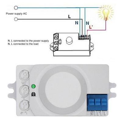 Comutator controler Senzor de inducție Led pentru casă inteligentă pentru senzori de lumină LED Comutatoare Comutator senzor AC 220v-240v Comutator de lumină
