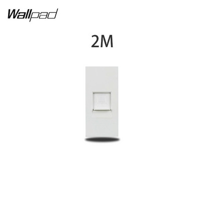 Amerikai Egyesült Államok Olaszország Típus barkácsolás fehér üvegpanel műholdas TV ADATOK USB töltő EU francia USA fali aljzat Wallpad 118*75mm 153*75mm 191*75mm