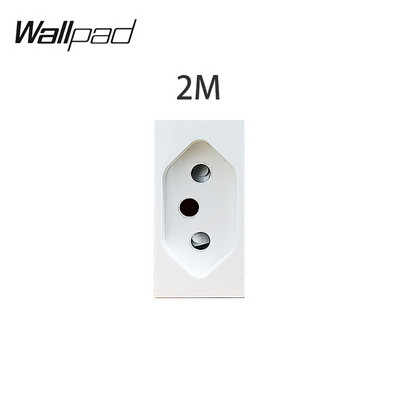 Amerikai Egyesült Államok Olaszország Típus barkácsolás fehér üvegpanel műholdas TV ADATOK USB töltő EU francia USA fali aljzat Wallpad 118*75mm 153*75mm 191*75mm