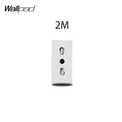 Amerikai Egyesült Államok Olaszország Típus barkácsolás fehér üvegpanel műholdas TV ADATOK USB töltő EU francia USA fali aljzat Wallpad 118*75mm 153*75mm 191*75mm