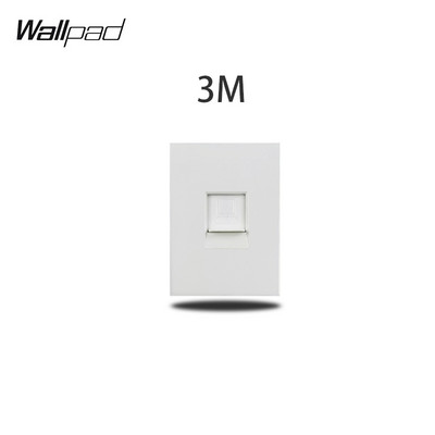 Amerikai Egyesült Államok Olaszország Típus barkácsolás fehér üvegpanel műholdas TV ADATOK USB töltő EU francia USA fali aljzat Wallpad 118*75mm 153*75mm 191*75mm