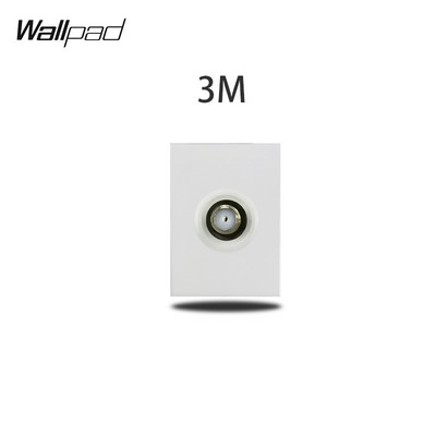 Amerikai Egyesült Államok Olaszország Típus barkácsolás fehér üvegpanel műholdas TV ADATOK USB töltő EU francia USA fali aljzat Wallpad 118*75mm 153*75mm 191*75mm