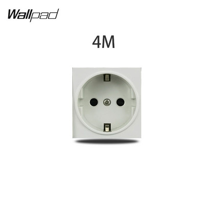 Amerikai Egyesült Államok Olaszország Típus barkácsolás fehér üvegpanel műholdas TV ADATOK USB töltő EU francia USA fali aljzat Wallpad 118*75mm 153*75mm 191*75mm