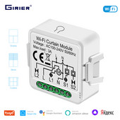 GIRIER Tuya Modul inteligent Wifi comutator cortina pentru jaluzele electrice Motorul rulou funcționează cu Alexa Google Home Yandex Alice