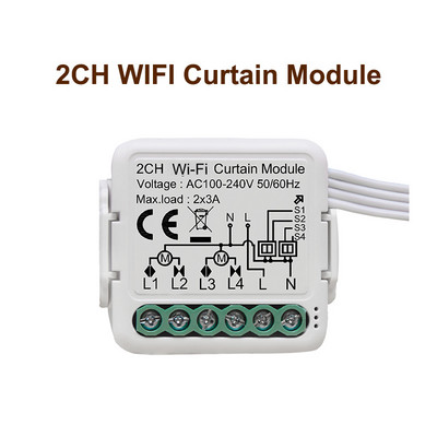 GIRIER Tuya Modul inteligent Wifi comutator cortina pentru jaluzele electrice Motorul rulou funcționează cu Alexa Google Home Yandex Alice