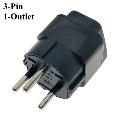 Izraelský cestovný adaptér, univerzálna zásuvka, vhodná pre všetky krajiny, AC250V 10A