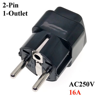 Izraelský cestovný adaptér, univerzálna zásuvka, vhodná pre všetky krajiny, AC250V 10A