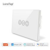 WiFi Comutator cortină Panou tactil Aplicația Tuya Telecomandă Jaluzele electrice Jaluzele Control vocal Google Home Alexa Echo DIY