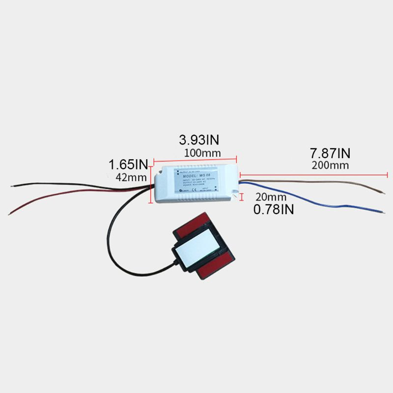 Kupaonica Prigušiva 220V 300W Ogledalo On/Off Prekidač osjetljiv na dodir Anti-magljenje za rasvjetu svjetiljke Kućni inteligentni sustav Ljudski senzor F2TE