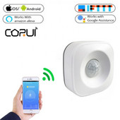 Google Home IFTTT Senzor de mișcare inteligent Control vocal Gadget pentru casă inteligentă Senzor de mișcare inteligent PIR Smart Life Alexa Google Home