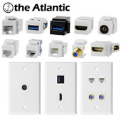 Seria YW1- 1 2 3 4 6 porturi Priză HDMI CAT3 TEL Cat5e CAT6 LAN Rețea TV prin satelit USB Mufă de date Keystone DIY Scoket Panel