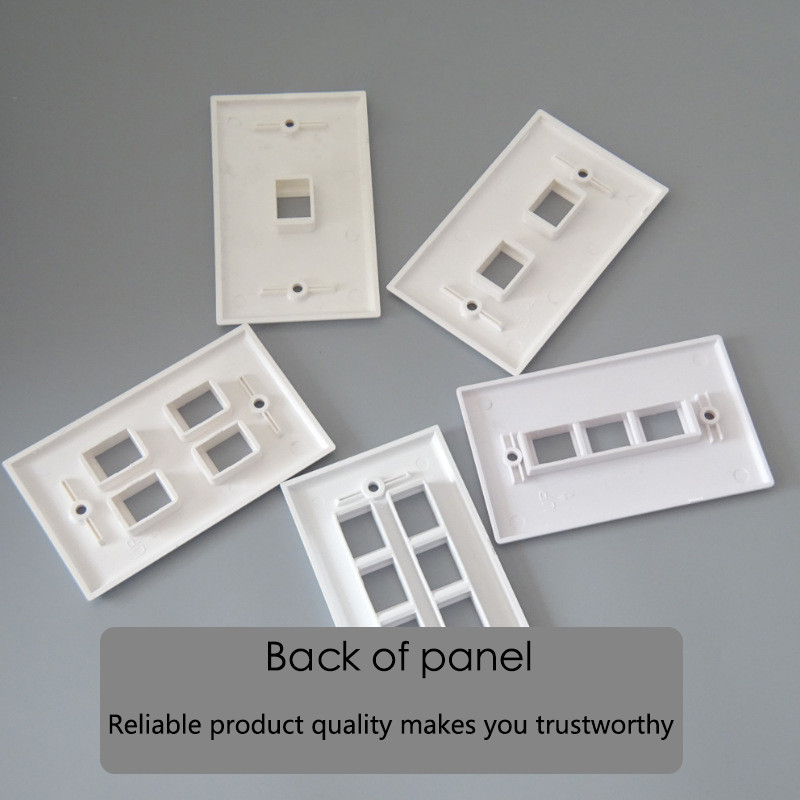 Seria YW1- 1 2 3 4 6 porturi Priză HDMI CAT3 TEL Cat5e CAT6 LAN Rețea TV prin satelit USB Mufă de date Keystone DIY Scoket Panel