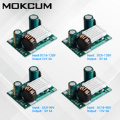 DC 9-120V la 5-12V 3A Step Down Converter Modul Sursă de alimentare neizolată Buck Stabilizer Regulator de tensiune reglabil