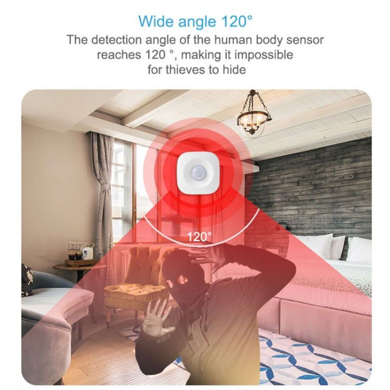 CORUI Tuya emberi infravörös érzékelő intelligens hangasszisztens intelligens otthon biztonsági felszerelések önállóan működnek Google Kezdőlap IFTTT