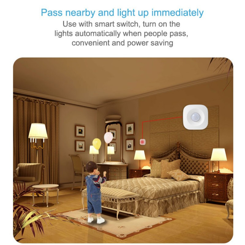 CORUI Tuya emberi infravörös érzékelő intelligens hangasszisztens intelligens otthon biztonsági felszerelések önállóan működnek Google Kezdőlap IFTTT