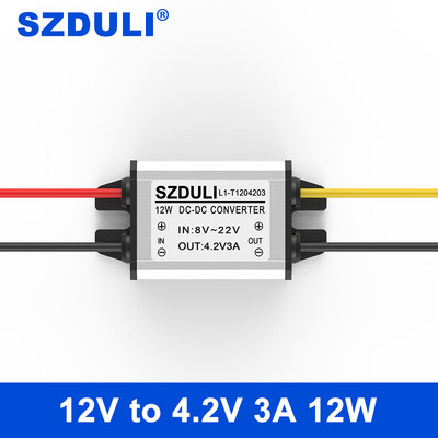12V-tól 3,3V-ig 3,7V 4,2V 5V 6V 7,5V 9V 3A tápmodul transzformátor autó DC tápegység leléptető eszköz CE RoHS vízálló