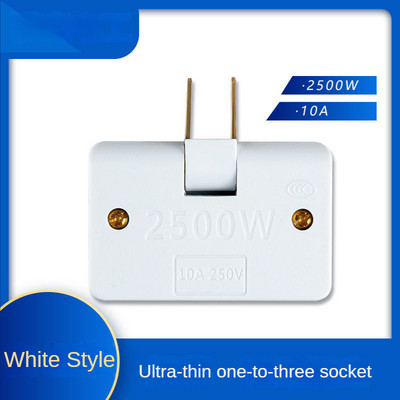 Περιστρεφόμενος μετατροπέας πρίζας EU Plug 180 μοιρών 3 σε 1 Μίνι λεπτές υποδοχές προσαρμογέα ασύρματης πρίζας επέκτασης πολλαπλών βυσμάτων