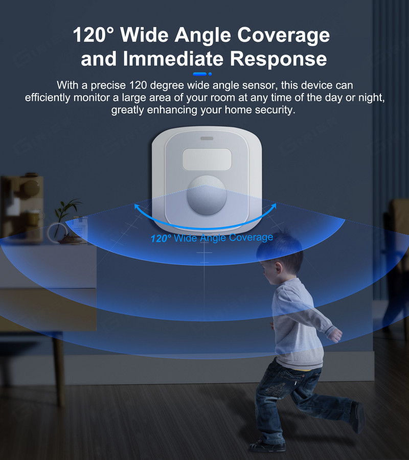 GIRIER Tuya ZigBee Comutator de scenă inteligent Senzor PIR Monitor de mișcare umană cu detector de lumină Wireless 3-în-1 Funcționează Smart Life APP