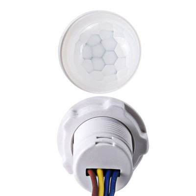 Detector cu senzor de mișcare PIR 2 buc. Comutator inteligent pentru casă, interior, exterior, lumină infraroșie, 110 V 220 V, reglare comutator de iluminare