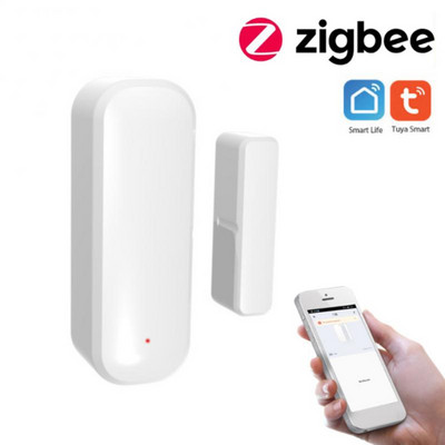 CORUI Tuya Zigbee WiFi Smart Door Window Magnetsensor Smart Life Kaugjuhtimispult Alarm detektor Alexa Google Home Smart Home