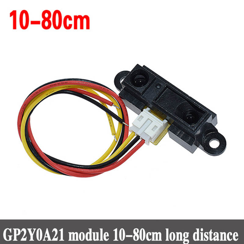 Doprava zdarma 1 ks 2Y0A21 GP2Y0A21YK0F Infračervený snímač vzdialenosti 10-80 cm GP2D12 Infračervený snímač vzdialenosti s čiarou