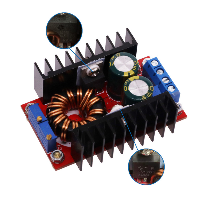 DC DC 9A 300W 150W 80W Buck Boost Converter Állítható Step Down Buck Converter 5-40V 1,2-35V Tápmodul LED meghajtó XL4016