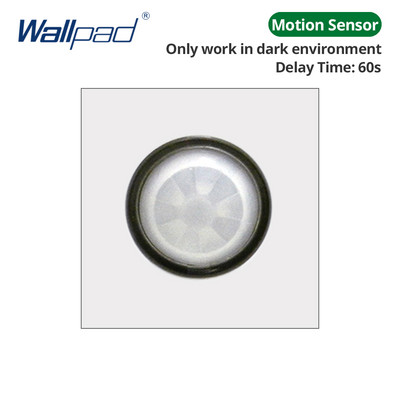 Tapeta, biely akrylový panel so zlatým okrajom, nástenný spínač, funkčné tlačidlo, iba pre domácich majstrov, kombinácia 52*52 mm