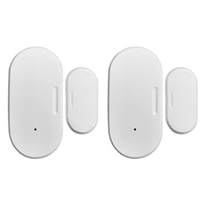 2X Tuya Zigbee Senzor pentru uși și ferestre Smart Home Automation Security Smartlife APP Alarma Telecomandă Push în timp real