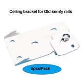 Aukštos kokybės montavimo laikiklis Elektrinis užuolaidų bėgių lubų laikiklis Dooya / seniems somfy užuolaidų bėgiams