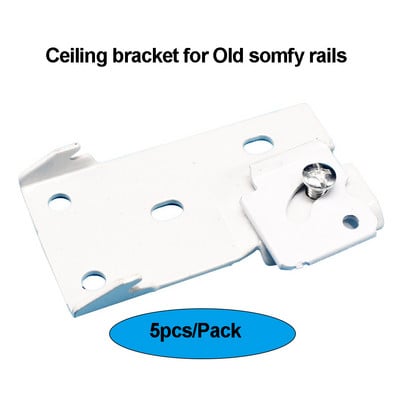 Aukštos kokybės montavimo laikiklis Elektrinis užuolaidų bėgių lubų laikiklis Dooya / seniems somfy užuolaidų bėgiams