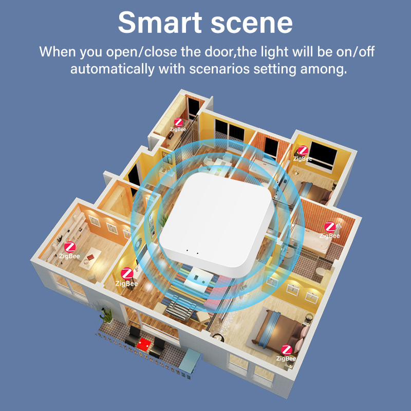 Aubess Tuya ZigBee Smart Gateway Hub Smart Home Bridge Smart Life APP belaidis nuotolinio valdymo pultelis veikia su Alexa Google Home