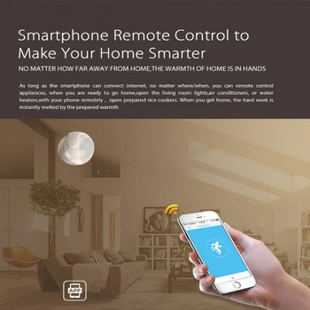 CORUI WiFi Smart PIR Сензор за движение Сензор Детектор Дистанционно управление Съвместимо с IFTTT За гласово управление Без хъб SmartLink