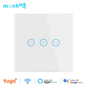 WiFi Tuya Zavjese Prekidač za rolete Prekidači za rolete Električni motor Prekidači Dodirna ploča Bežični daljinski upravljač Google Home Alexa