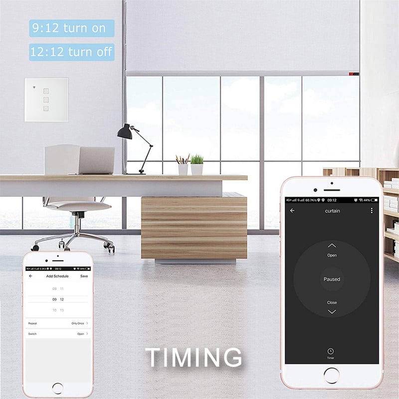 Tuya Smart WiFi Roller Rollers Switch for Electric Curtain Engine App Τηλεχειριστήριο Χρονισμός Google Home Alexa Siri Command