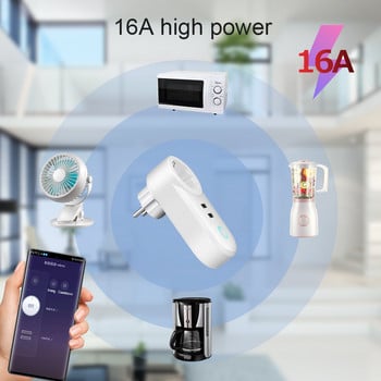 IsFriday 16A Smart Plug Wifi EU с USB гнездо за сектор за зареждане Tuya SmartLife Connected Socket For Alexa Google Home Alice