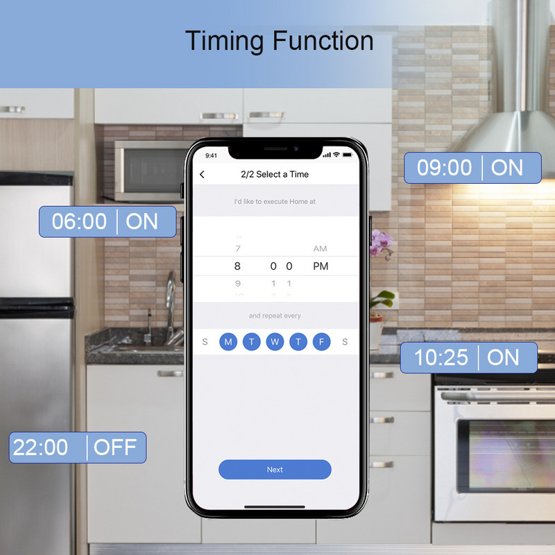 IsFriday 16A Smart Plug Wifi EU ar USB uzlādes sektora ligzdu Tuya SmartLife savienota ligzda priekš Alexa Google Home Alice
