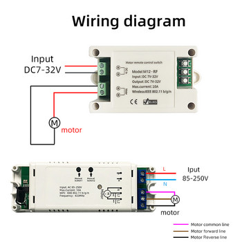 Διακόπτης κουρτίνας eWeLink Wifi για μοτέρ DC/AC Ελεγκτής WIFI 433MHZ Ασύρματο τηλεχειριστήριο Εργαστείτε με τον βοηθό Google και την Alexa