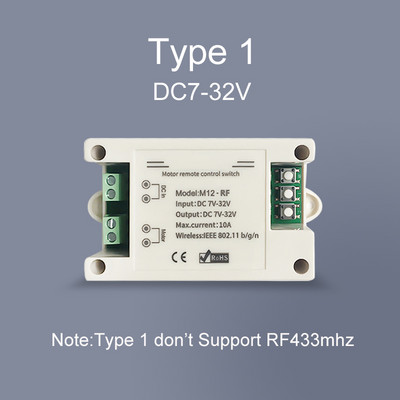 Διακόπτης κουρτίνας eWeLink Wifi για μοτέρ DC/AC Ελεγκτής WIFI 433MHZ Ασύρματο τηλεχειριστήριο Εργαστείτε με τον βοηθό Google και την Alexa