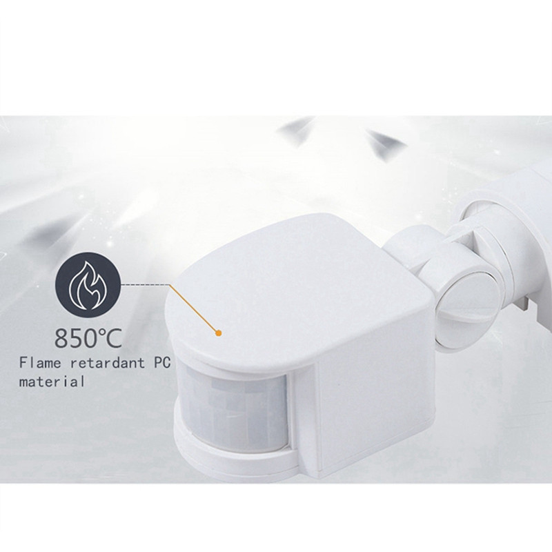 2x infrasarkanais kustības sensors AC110V-240V regulējams sensora slēdzis PIR ķermeņa kustības sensoriem vairākiem scenārijiem