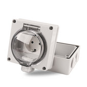 Ευρωπαϊκή Ένωση Γερμανία/Αμερικανικό Πρότυπο/Γαλλικό Πρότυπο/Βρετανικό Πρότυπο πρίζα ρεύματος αδιάβροχη πρίζα τοίχου εξωτερικού χώρου 16A 250V