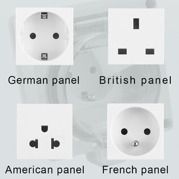 Европейски съюз Германия/американски стандарт/френски стандарт/британски стандарт захранващ контакт водоустойчив стенен контакт 16A 250V