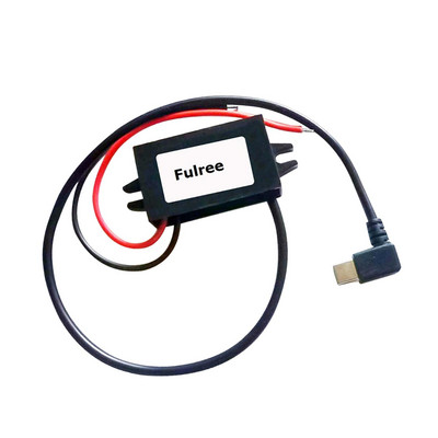 12V–5V 3A konverter USB C kimenettel, csökkentett feszültségű szabályozó IP68 teljesítmény átalakító DC-DC le modul mobiltelefon autóhoz