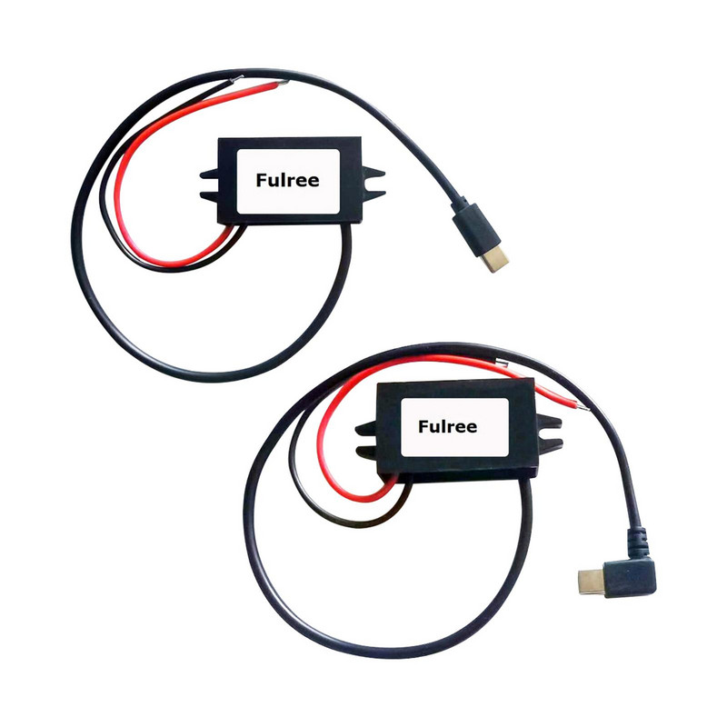 12V kuni 5V 3A muundur USB C väljundiga alandatud pingeregulaatoriga IP68 toitemuundur alalisvoolu alalisvoolu moodul mobiiltelefoni auto jaoks