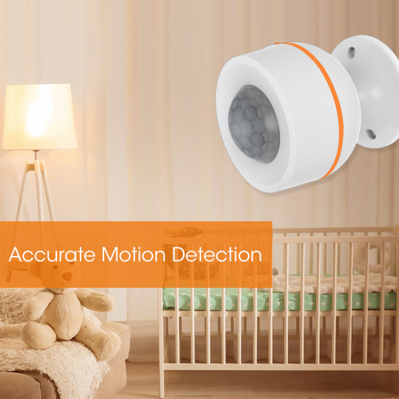 CORUI Tuya ZigBee PIR Motion Beépített érzékelő Vezeték nélküli passzív infravörös érzékelő Burgla Smart Home Gadgets APP távirányító