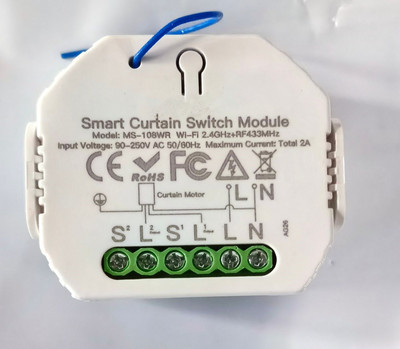 „WiFi RF Smart Curtain“ modulio jungiklis belaidžio APP nuotolinio valdymo pulto elektrinis roleto variklis veikia „Alexa Google Home“