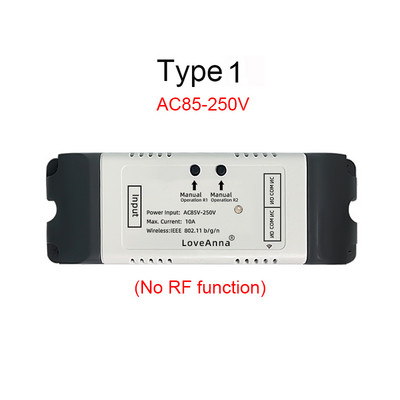 eWeLink WiFi întrerupător inteligent pentru perdea RF433Mhz control fără fir DIY rulouri cu motor electric AC ușă de garaj AC 110V 220V 10A