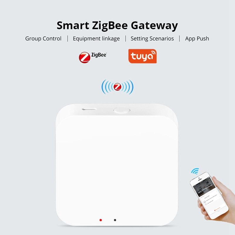 Zigbee Smart Gateway Hub Smart Home Bridge Smart Life APP Telecomanda fără fir funcționează cu Alexa Google Home